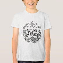 Otoño & Relajación | Arte de Línea con Letras a Ma