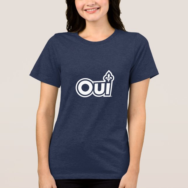 Camiseta Triblenda OUI Québec (Anverso)
