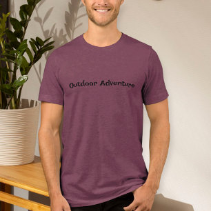 Camiseta Triblenda Outdoor adventure shirt / Camping tee /Backpacking