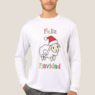 Camiseta Triblenda Oveja Navideña Adorable – Feliz Navidad