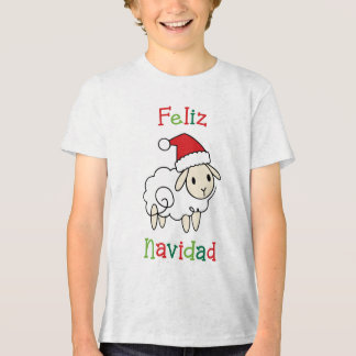 Camiseta Triblenda Oveja Navideña Adorable – Feliz Navidad