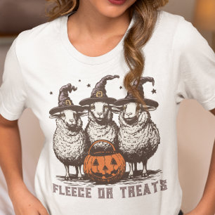 Camiseta Triblenda Ovejas de Halloween Fleece o Dulces