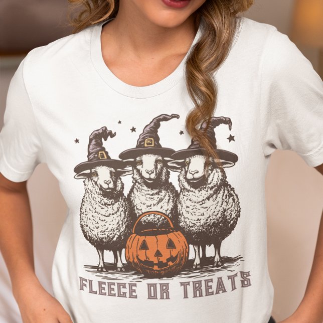 Camiseta Triblenda Ovejas de Halloween Fleece o Dulces (Subido por el creador)