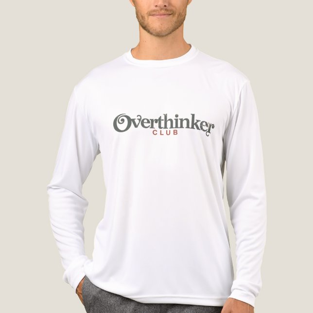 Camiseta Triblenda Overthinker Club – Vintage Minimalist (Anverso )