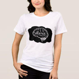 Camiseta Triblenda Overthinking Brain Cartoon Mental Health Art