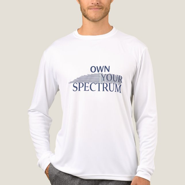 Camiseta Triblenda Own Your Spectrum – Autism Awareness Month Blue  (Anverso )