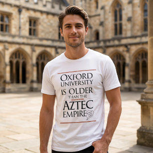 Camiseta Triblenda Oxford vs Aztec Empire Fun Fact Design
