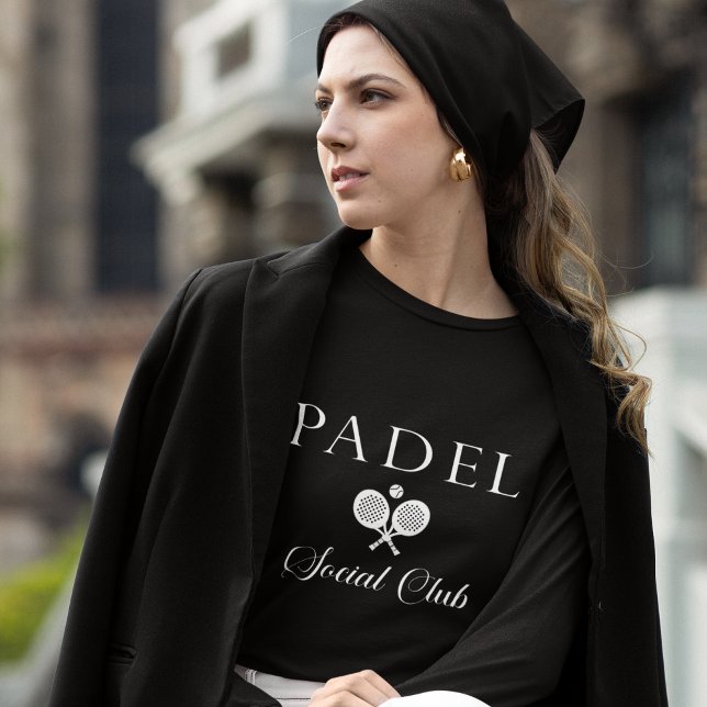 Camiseta Triblenda Padel Women’s T-Shirt – Padel Social Club Black (Subido por el creador)