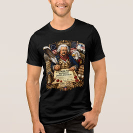 Camiseta Triblenda Padre Fundador Firmando Declaración 250 Años