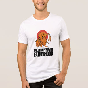 Camiseta Triblenda Padre Golden Retriever Perro Papá