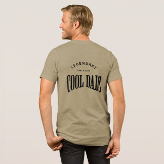 Camiseta Triblenda Padres Geniales Legendarios – Diseño de Tipografía