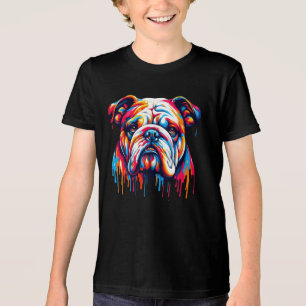 Camiseta Triblenda Paint Drip Bulldog
