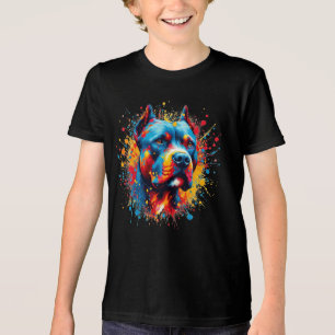 Camiseta Triblenda Paint Splatter Pitbull