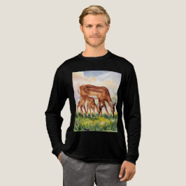 Camiseta Triblenda Painted Deer Mom and Baby