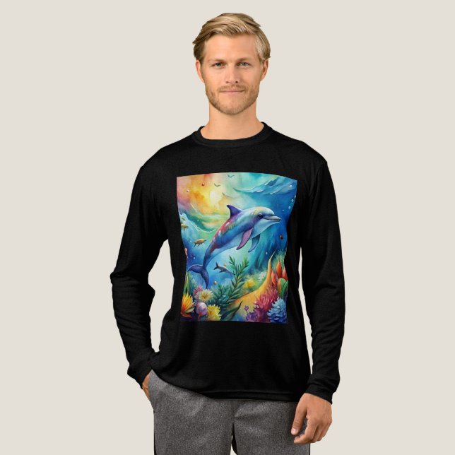Camiseta Triblenda Painted Dolphin (Anverso Completo)