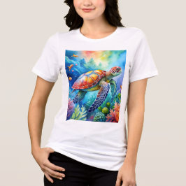 Camiseta Triblenda Painted Sea Turtle 