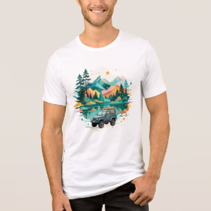Camiseta Triblenda Paisaje Sereno Tranquilo Naturaleza Tranquila Arte