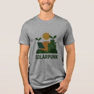 Camiseta Triblenda Paisaje Soarpunk - Armonía de la Naturaleza Futuri
