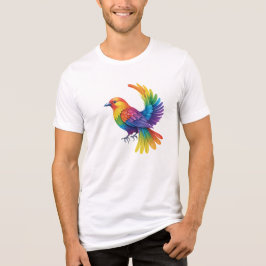 Camiseta Triblenda Pájaro colorido