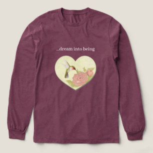 Camiseta Triblenda Pájaro del Sueño Corazón de Colibrí