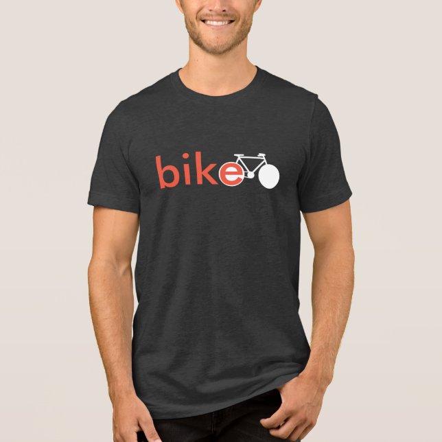 Camiseta Triblenda palabra Guay t / bicicleta + bicicleta gráfica (Anverso)