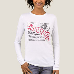 Camiseta Triblenda Palabras de fe inspiradoras
