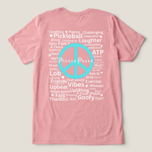 Camiseta Triblenda palabras de pepino pacíficas