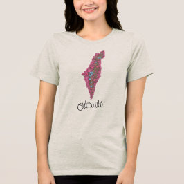 Camiseta Triblenda Palestina con flores