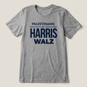 Camiseta Triblenda Palestinos por Harris Walz