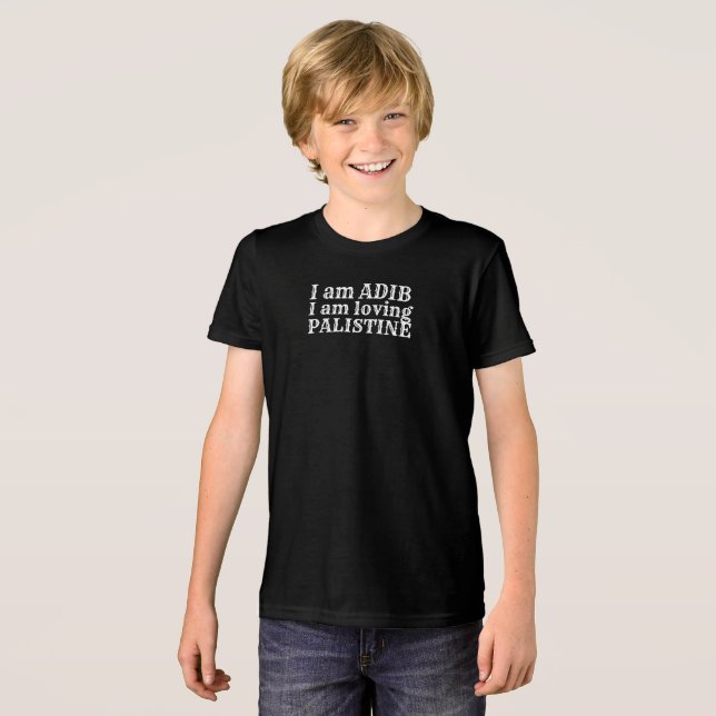 Camiseta Triblenda Palistina amorosa (Anverso Completo)