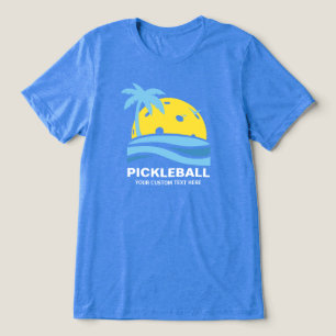 Camiseta Triblenda Palm Tree Tropical De Baloncesto Salto Personaliza