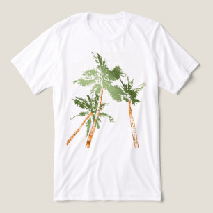 Camiseta Triblenda Palmeras Tropicales Palmeras de Coco Hawaii