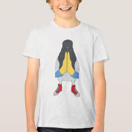 Camiseta Triblenda Paloma con Zapatos