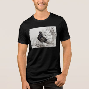 Camiseta Triblenda Paloma India de Cola de Abanico Hembra