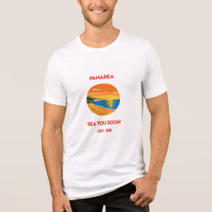 Camiseta Triblenda Panarea Atardecer Retro Te Veremos Pronto Vintage