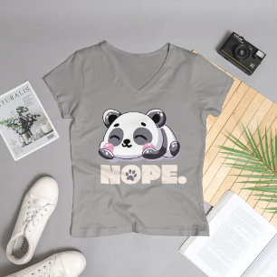 Camiseta Triblenda Panda Cute Sleeping Panda - Nope Mood