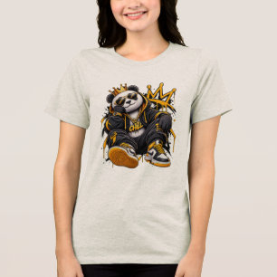 Camiseta Triblenda Panda Fresco Coronado – Panda Hip Hop de Ropa Urba