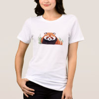 Panda Rojo Adorable Cute Animal Dormido Relajante