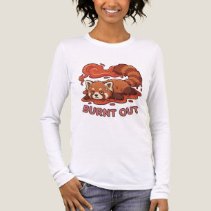 Camiseta Triblenda Panda Rojo "Quemado" Relatable – Estética Dulce De