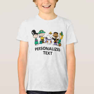 Camiseta Triblenda Pandilla de Dulces de Peanuts para Halloween