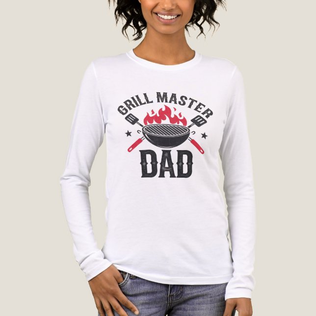 Camiseta Triblenda Papá Amo Grill - Gracioso regalo del Día del Padre (Anverso)