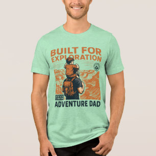 Camiseta Triblenda Papá Aventurero – CONSTRUIDO PARA LA EXPLORACIÓN