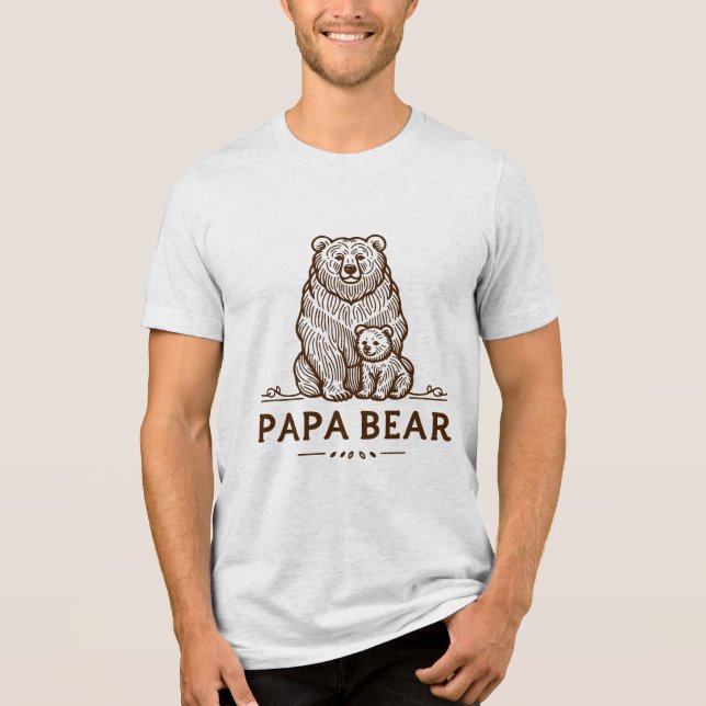 Camiseta Triblenda Papa Bear (Anverso)