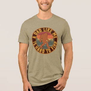 Camiseta Triblenda Papá Bigfoot Divertido Es Difícil De Encontrar Reg