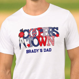 Camiseta Triblenda Papá de béisbol de Cooperstown / Patriótico person