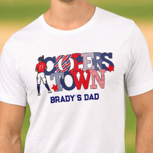 Camiseta Triblenda Papá de béisbol de Cooperstown / Patriótico person