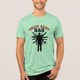 Camiseta Triblenda Papá del Ejército Suizo