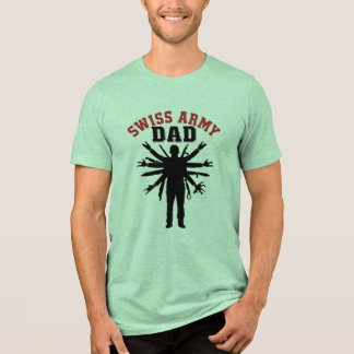 Camiseta Triblenda Papá del Ejército Suizo