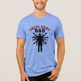 Camiseta Triblenda Papá del Ejército Suizo