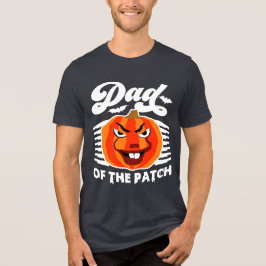 Camiseta Triblenda Papá del parche - Funny Spooky Pumpkin Halloween